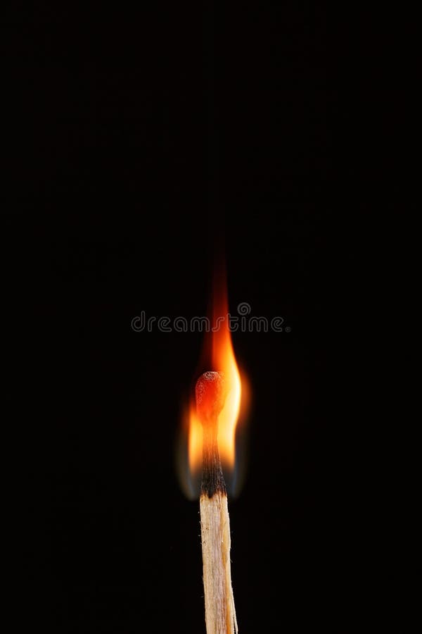 Match with the Flame Isolated Stock Photo Image of concept, arson