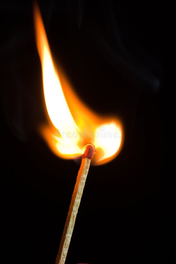 Burning Match Stick stock image. Image of head, object 20062185