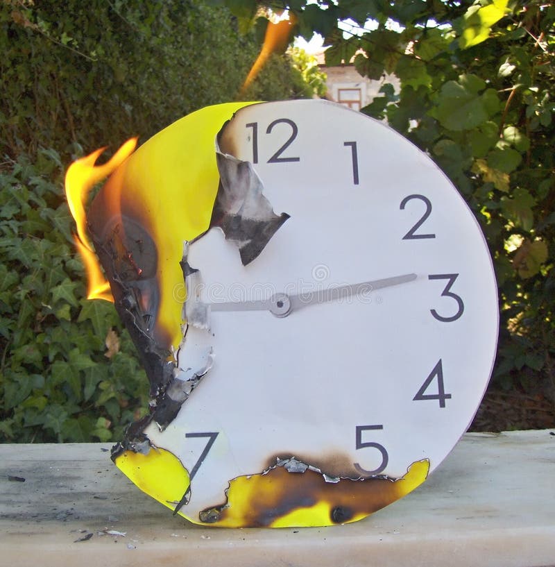 Burning your time stock image. Image of burning, fire 255263821