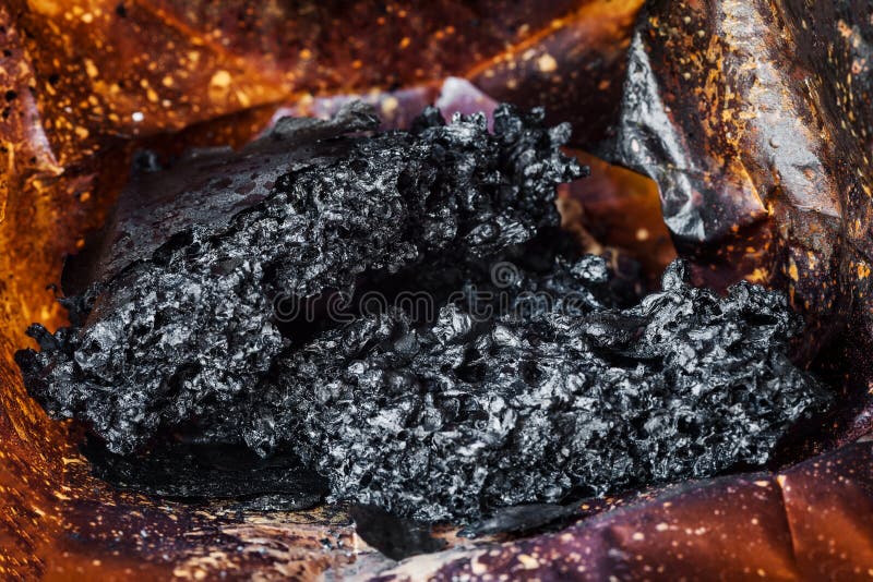 Burnt Paper Bag With Melted Popcorn Stock Photo Image 36294262