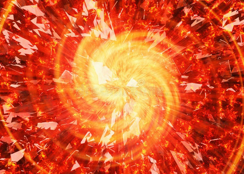 Burst flash of broken star backgrounds royalty free illustration