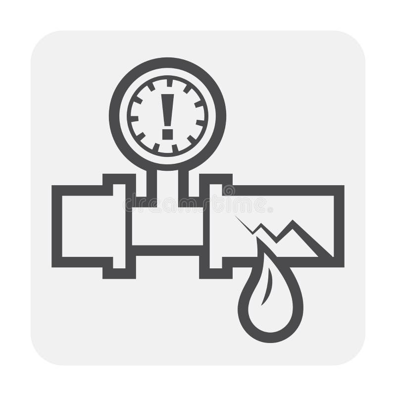 Burst pipe icon stock vector. Illustration of iron, burst 159794517