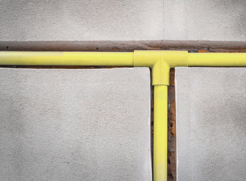 Bury A Pvc Pipe In The Wall Stock Image Image of details, form 101627421