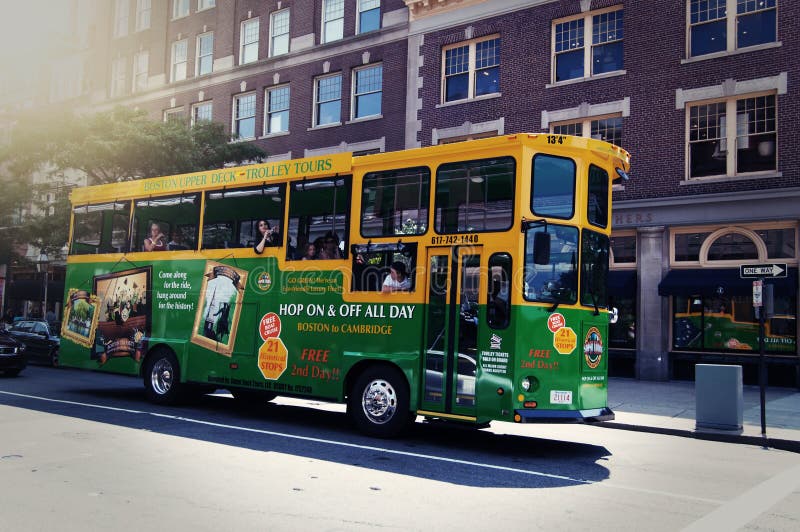 Bus di Boston fotografia editoriale. Immagine di autobus 38766716
