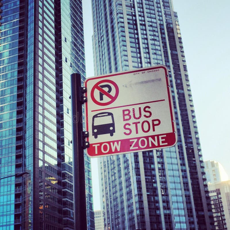 Bus stop sign royalty free stock images Bus stop sign royalty free stock images