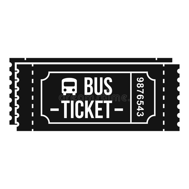 Bus Ticket Icon, Stock Vector - of raffle, fare: 216370173