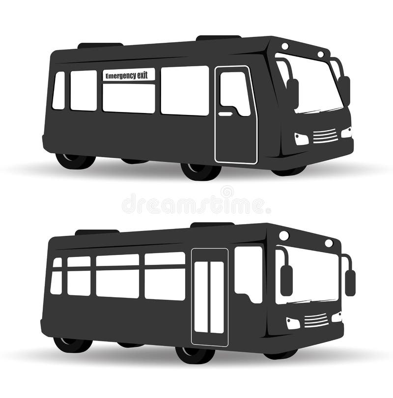 Bus transportation design royalty free illustration