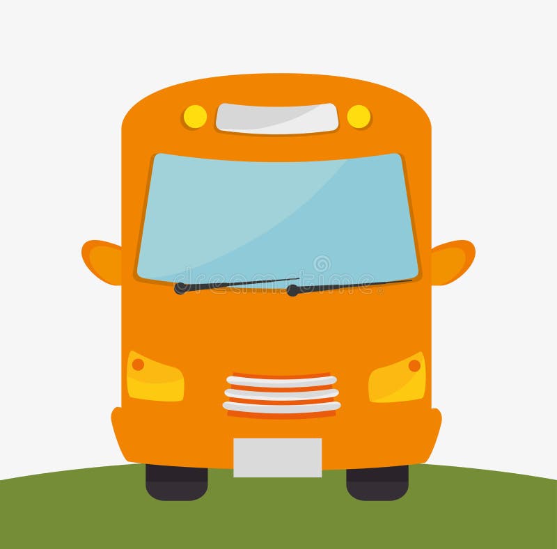 Bus transportation design royalty free illustration