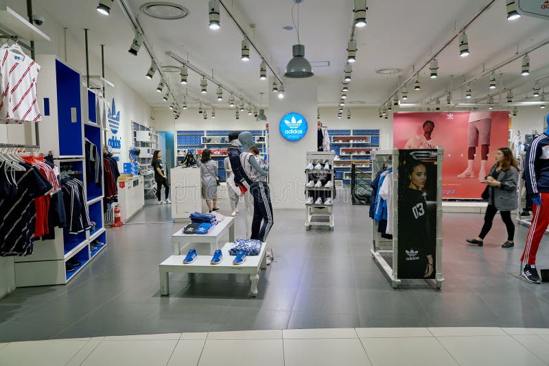 Adidas store editorial image. Image of boutique, apparel - 109274905