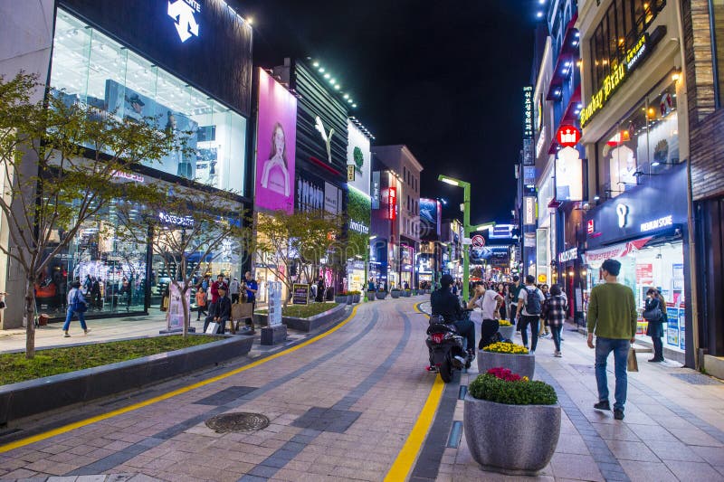 Busan South Korea Cityscape Editorial Image - Image of shop, market