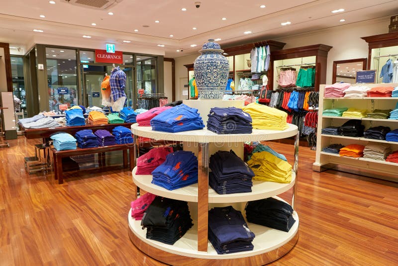 Polo Ralph Lauren Store Interior Stock Photos - Free & Royalty