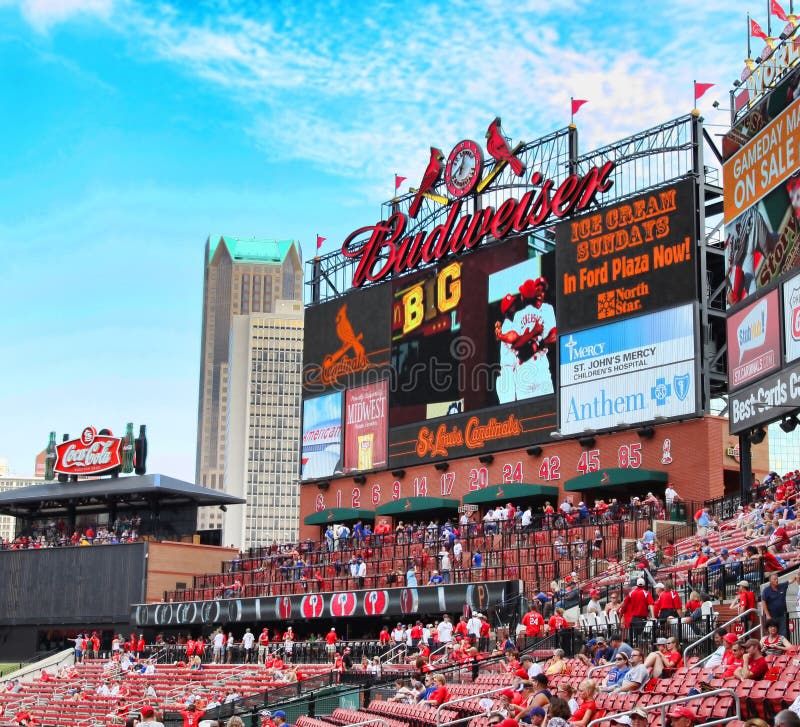 Busch stadium stock photos