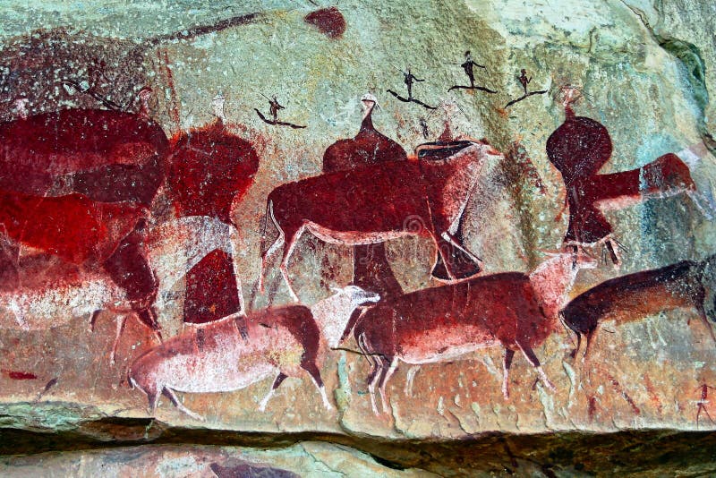 Bushman Rock Art royalty free stock photo Bushman Rock Art royalty free stock photo