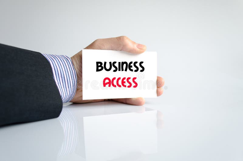 Business Access Road Directional Sign Stock Photo Image of alert, symbolic 25113270