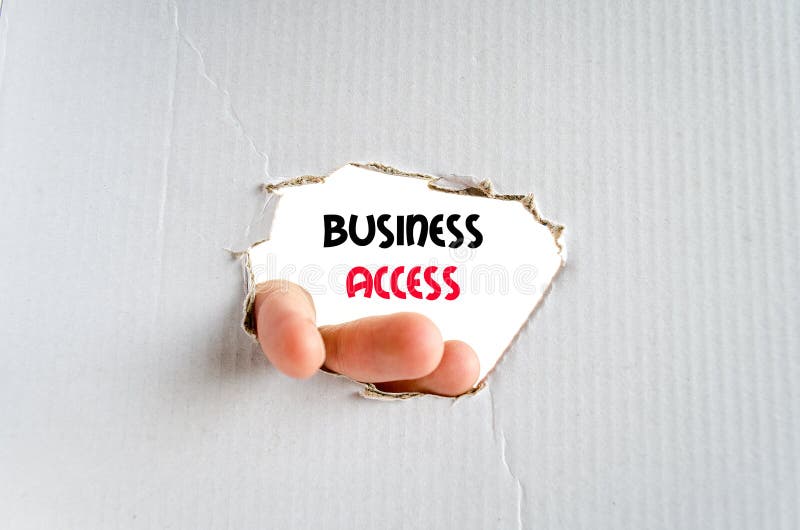 Business Access Road Directional Sign Stock Photo Image of alert, symbolic 25113270