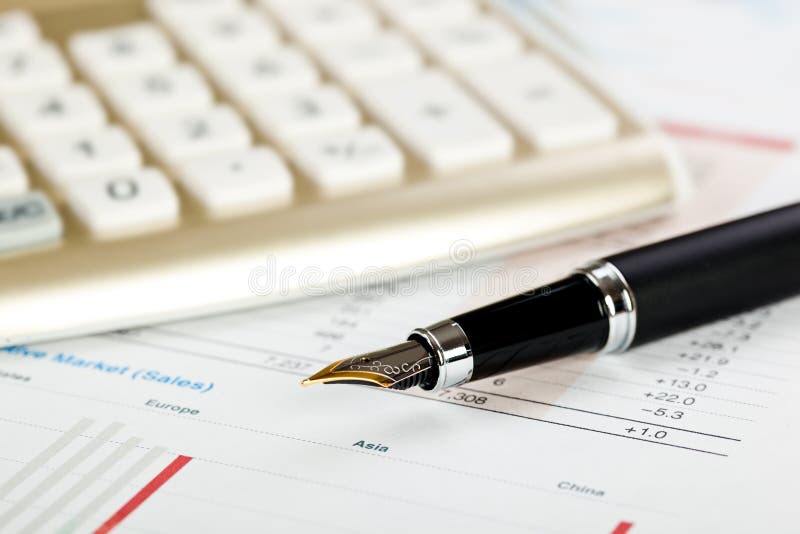 Business accounting stock image. Image of data, management 33673135