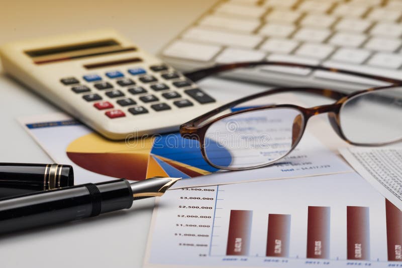 Business accounting and taxation services. Diagram marketing research concept stock images, royalty-free photos and pictures