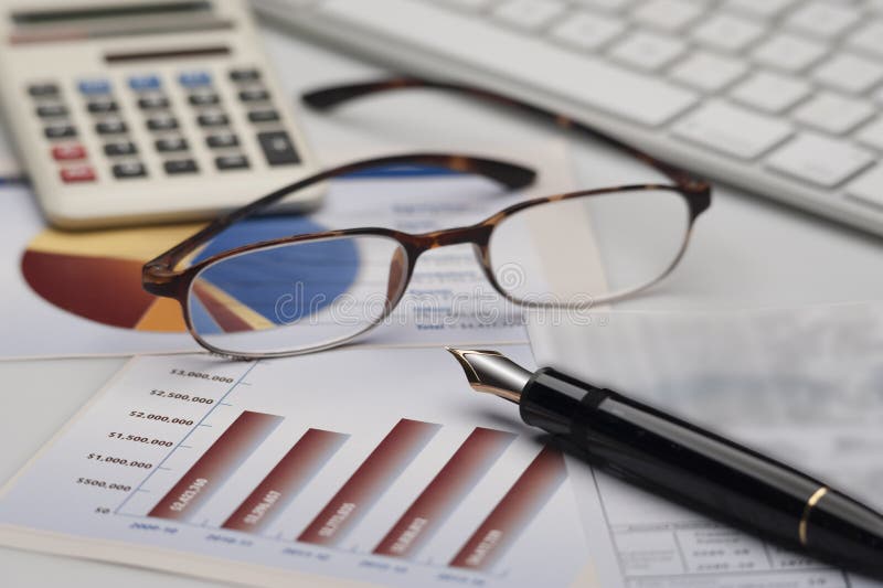 Business accounting royalty free stock image