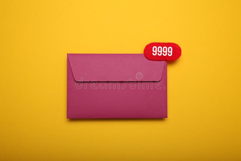 Business address communication concept, document correspondence. App royalty free stock image