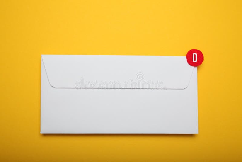 Business address communication concept, document correspondence. App royalty free stock photo
