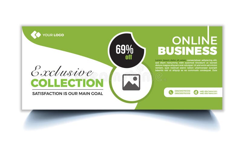 Business Advertising concept. Social Media post Design For Online Business. vector illustration