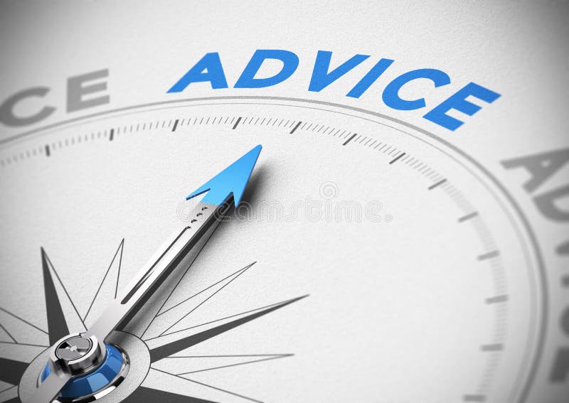 Business Advice Concept vector illustration Business Advice Concept vector illustration