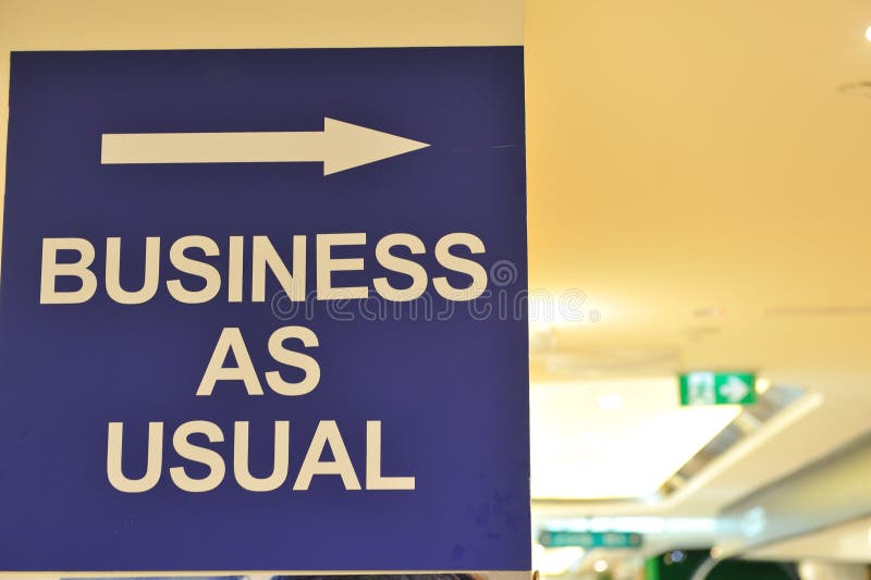 business as usual meaning business as usual meaning