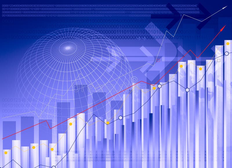 Business background royalty free illustration