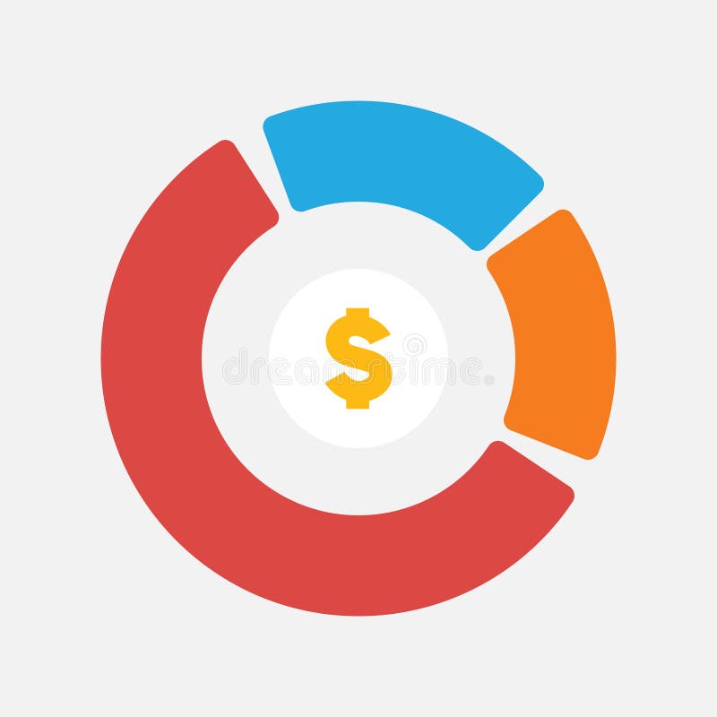 Business, Banking and Finance icon, pie chart sales data statistic vector illustration Business, Banking and Finance icon, pie chart sales data statistic vector illustration