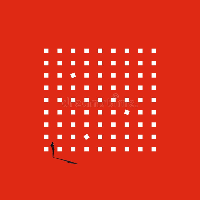 Business big data analysis vector concept. Symbol of new technology, ideas, processing. Minimal illustration. vector illustration