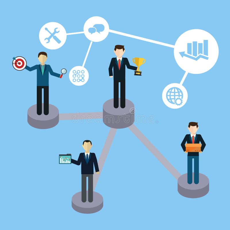 Business Board Game Concept Infographic Step To Successful. Stock