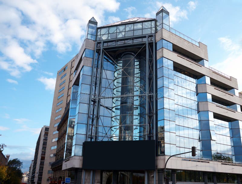 Business building royalty free stock photography