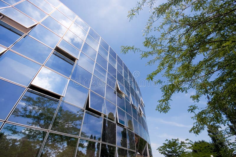 Business building reflections