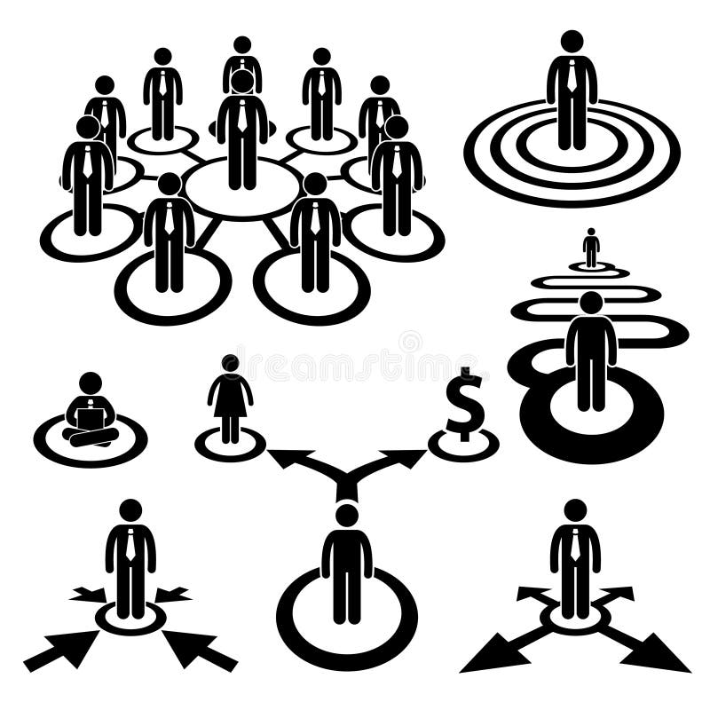 Business Businessman Workforce Team Pictogram vector illustration Business Businessman Workforce Team Pictogram vector illustration