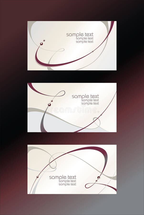 Business card vector illustration