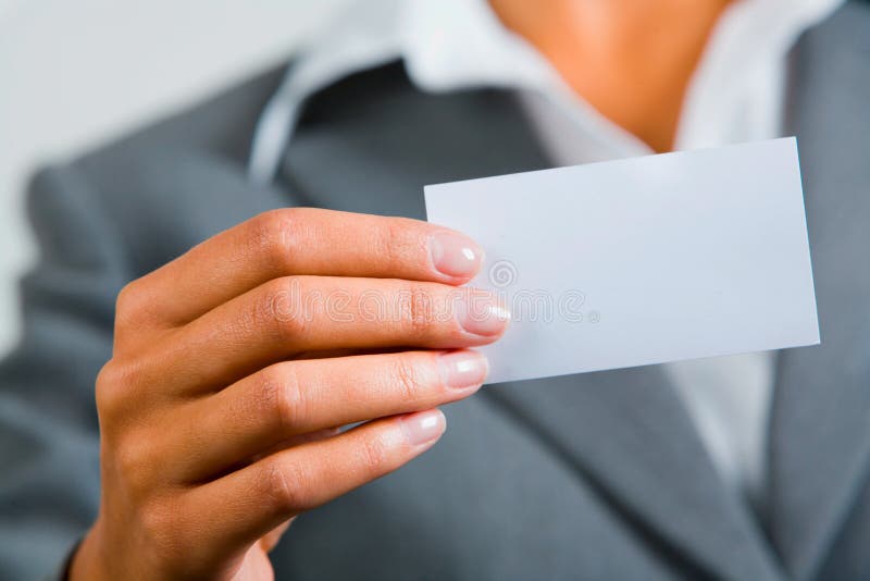 Business card stock photo. Image of beautiful, close, meeting 2845484