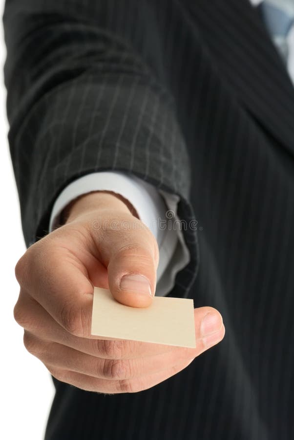 Japanese Business Card Exchange Custom Stock Image Image of