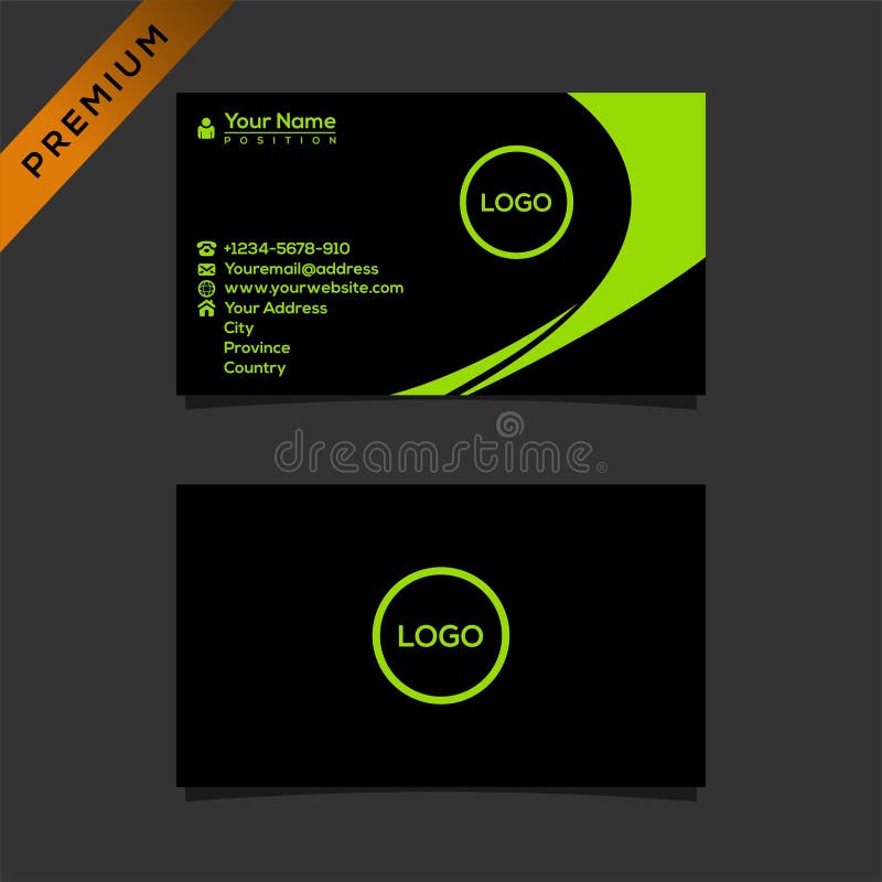 Business Card Background Design Template Stock Vector Illustration of decoration, shares