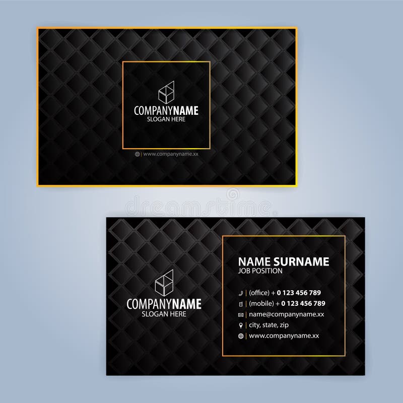 Business card design templates, Luxury design