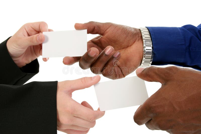 Business Card Exchange stock photo. Image of businessman 8190994