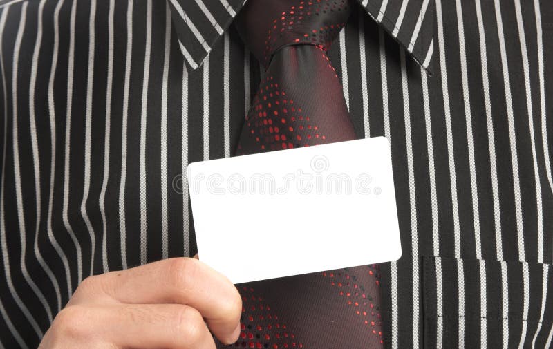 Business card in hand stock photo. Image of business, businessman 3939774