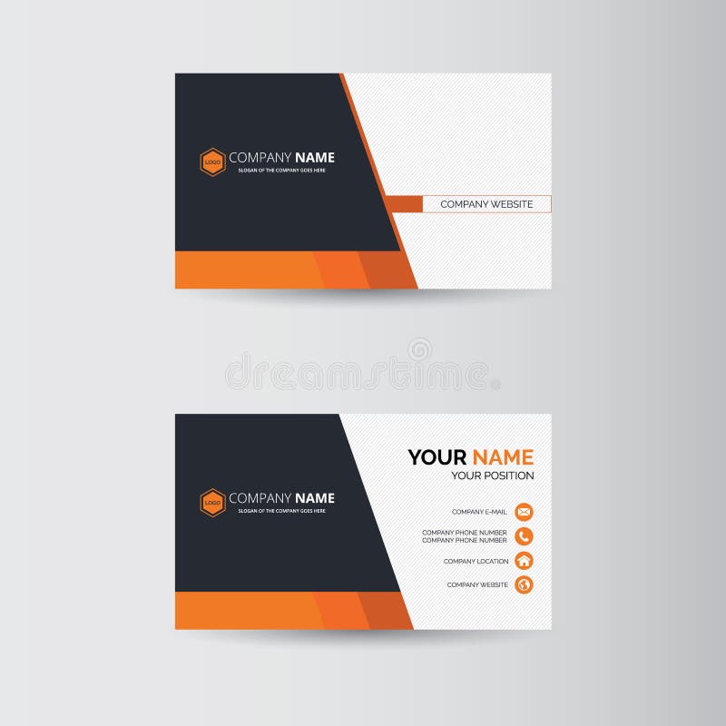 Business card vector illustration