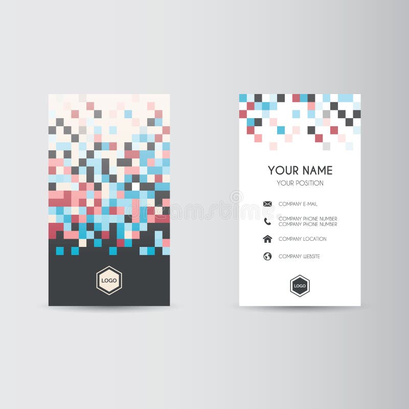 Business card royalty free illustration