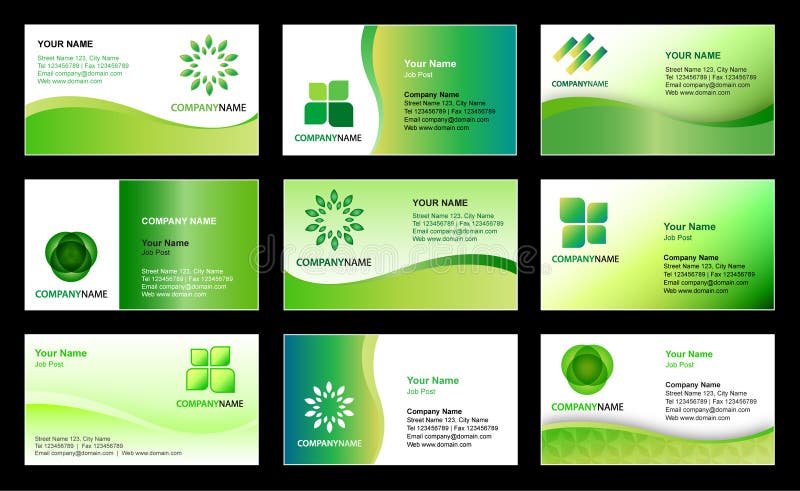 Business card template design vector illustration