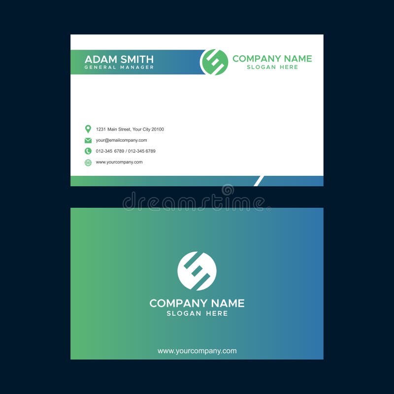 business-card-template-images-stock-vector-illustration-of-company