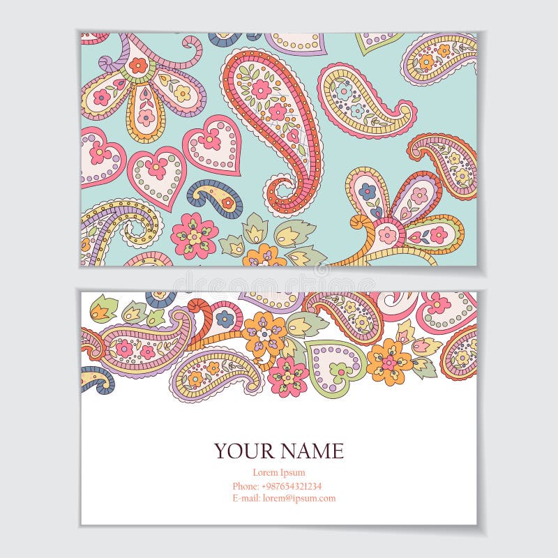 Business card template