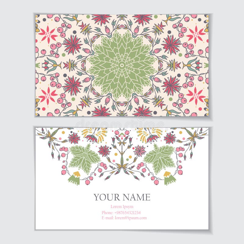 Business card template