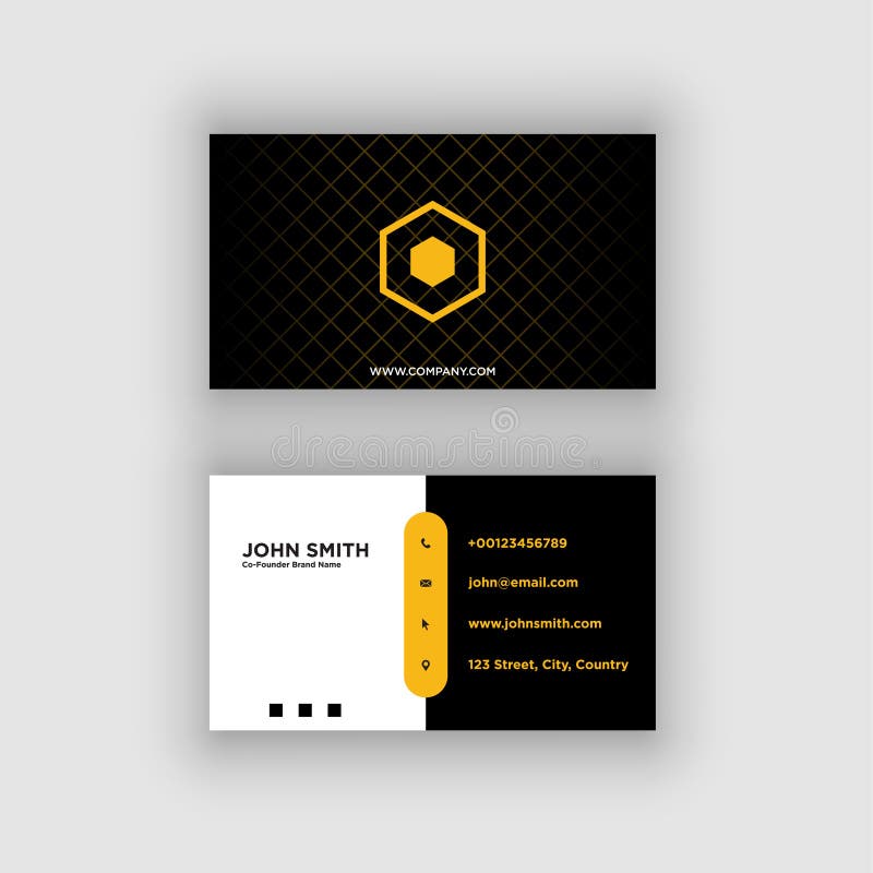 Business card. Vector. Exclusive and Modern design.