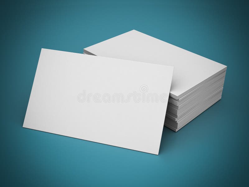 Business cards blank