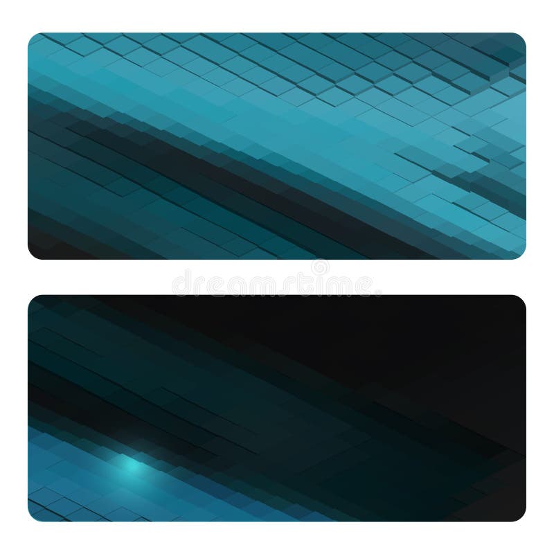 Business cards set royalty free illustration